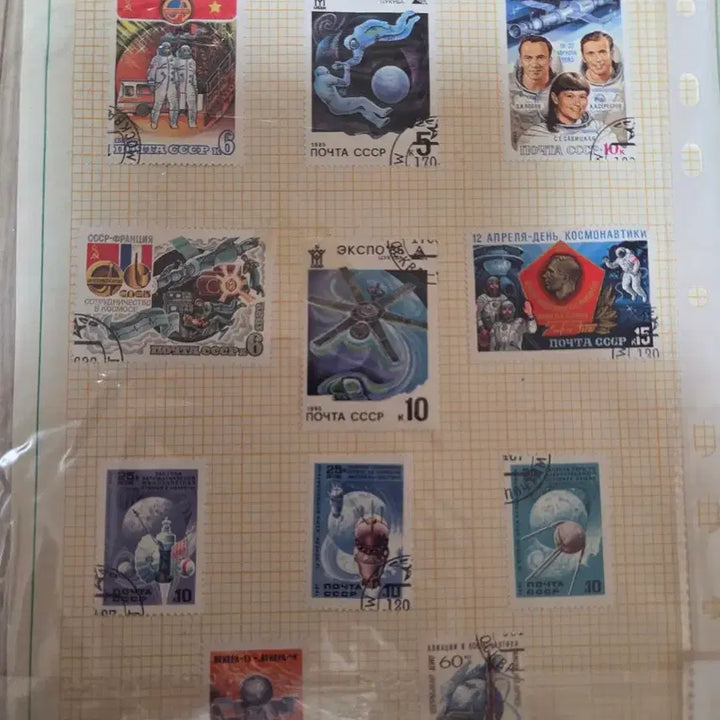 [BUNJANG] USSR Space Stamps / 우주 관련 구 소련 우표