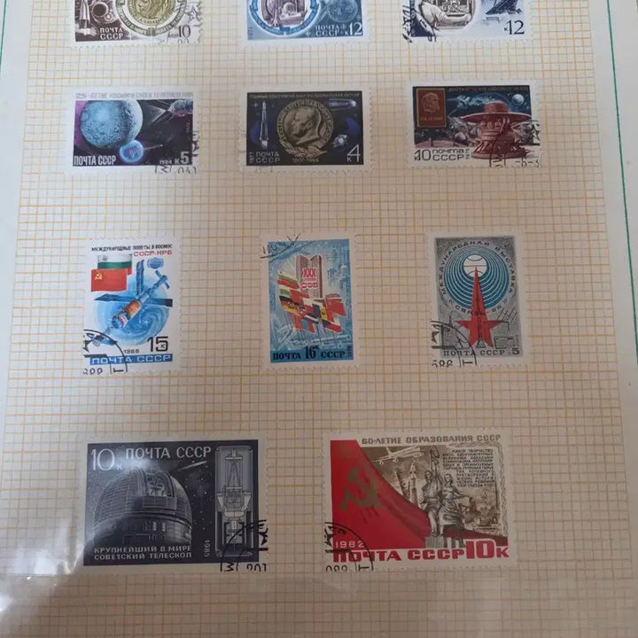 [BUNJANG] USSR Space Stamps / 우주 관련 구 소련 우표
