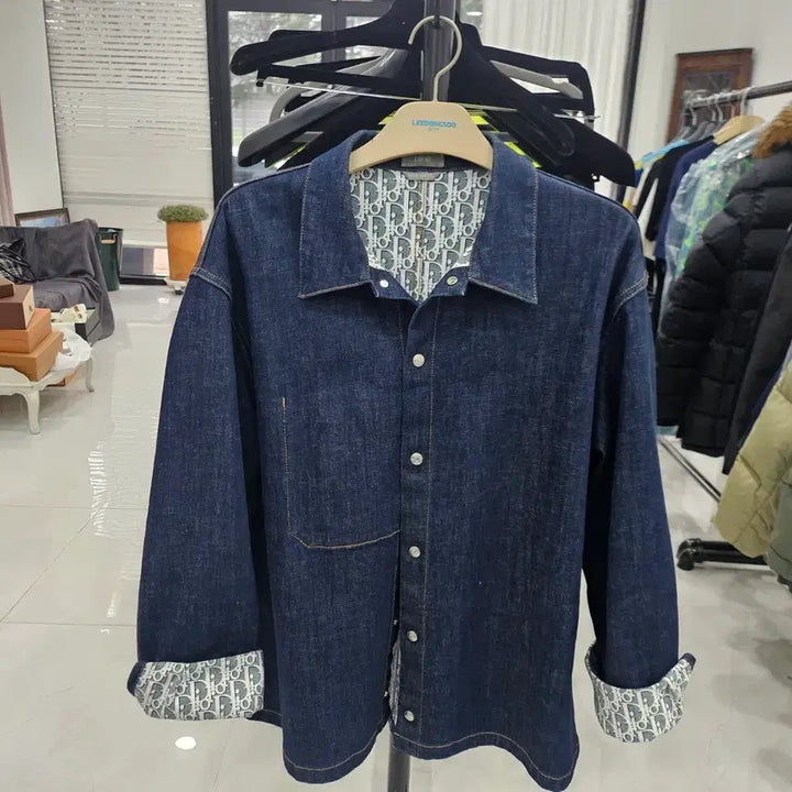 [BUNJANG] Dior Oblique Denim Jacket / 디올 오블리크 청 자켓 56