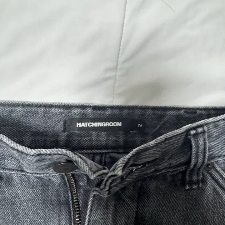 [BUNJANG] Hatching Room Curve Jeans (S) Washed Black / 해칭룸 커브진 2(S)사이즈 워시드 블랙