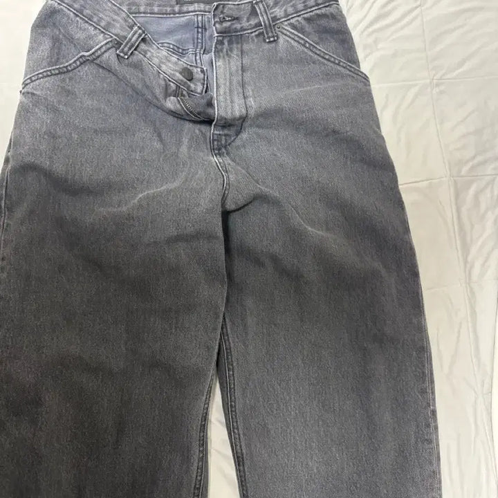 [BUNJANG] Hatching Room Curve Jeans (S) Washed Black / 해칭룸 커브진 2(S)사이즈 워시드 블랙