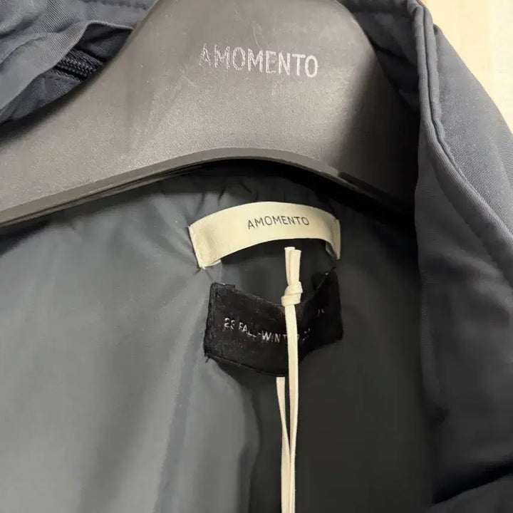 [BUNJANG] AMOMENTO Dark Navy Crop Blouson Jacket / 아모멘토 다크네이비 크롭 블루종 점퍼 0사이즈 새상품
