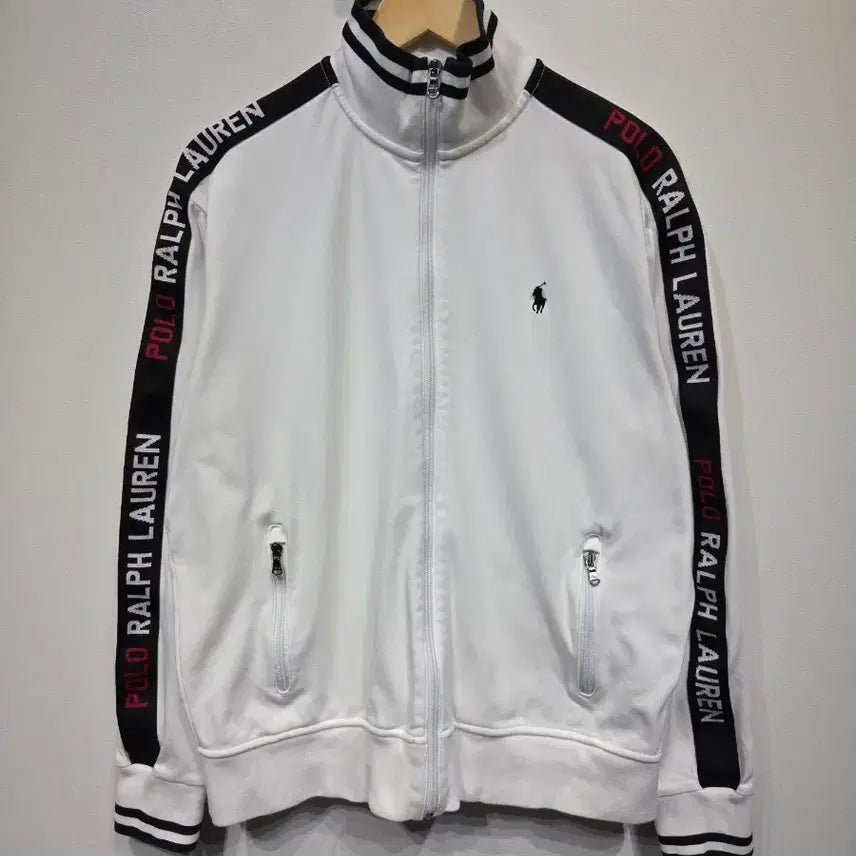[BUNJANG] Polo Ralph Lauren Logo Tape Track Jacket / 폴로 랄프로렌 로고 테이프 트랙 집업 자켓