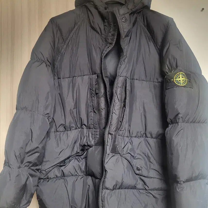 [BUNJANG] Stone Island Crinkle Reps R-NY Down Jacket / 스톤아일랜드 크링클랩스 R-NY 다운