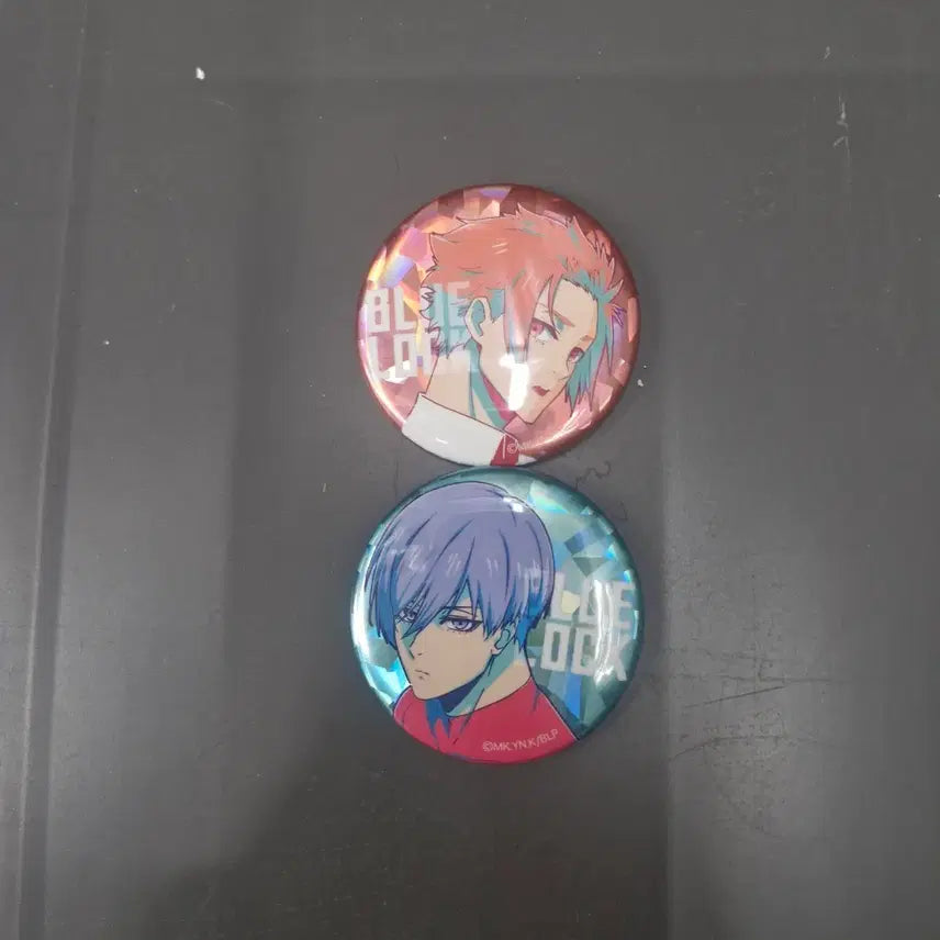 [BUNJANG] Blue Lock Rin Itoshi &amp; Sae 캔뱃지 Bundle Set / 블루록 린 사에 캔뱃지 일괄