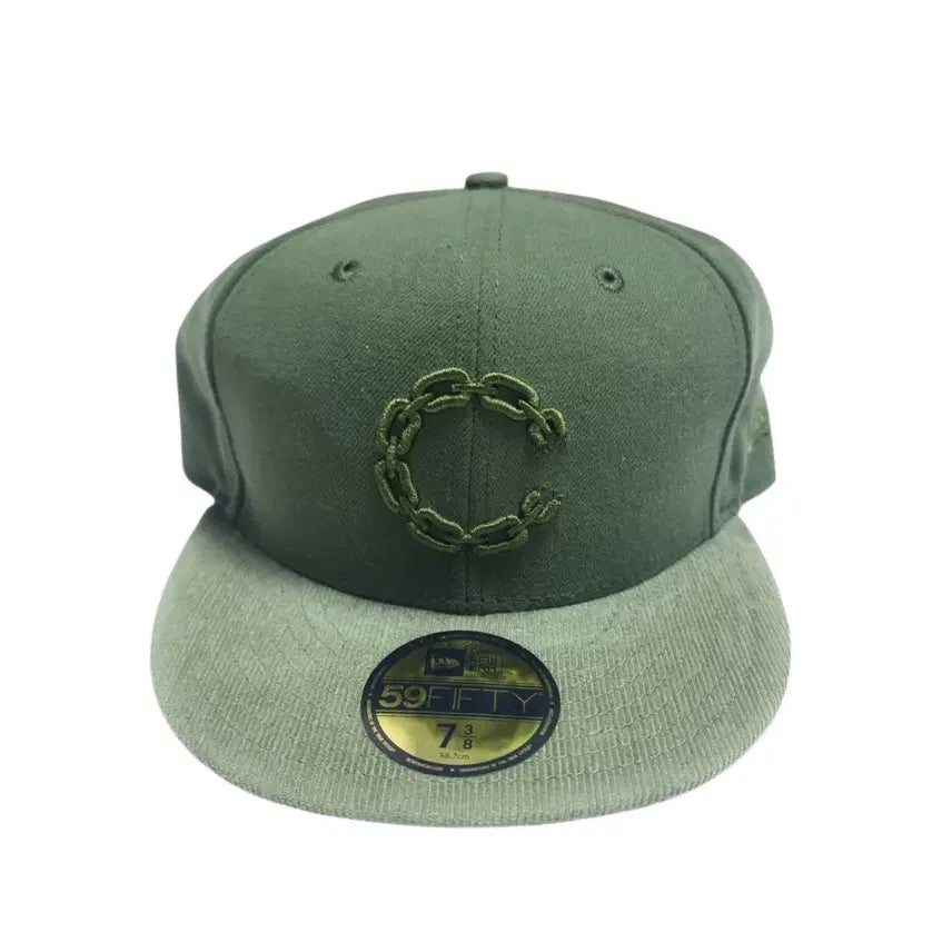 [BUNJANG] New Era C Logo Corduroy Snapback / 새상품 뉴에라 C로고 코듀로이 스냅백