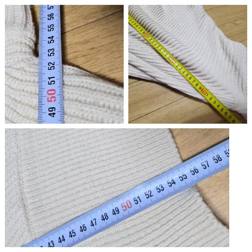 [BUNJANG] Ivory Cross Knit Top / 아이보리 크로스 니트 free