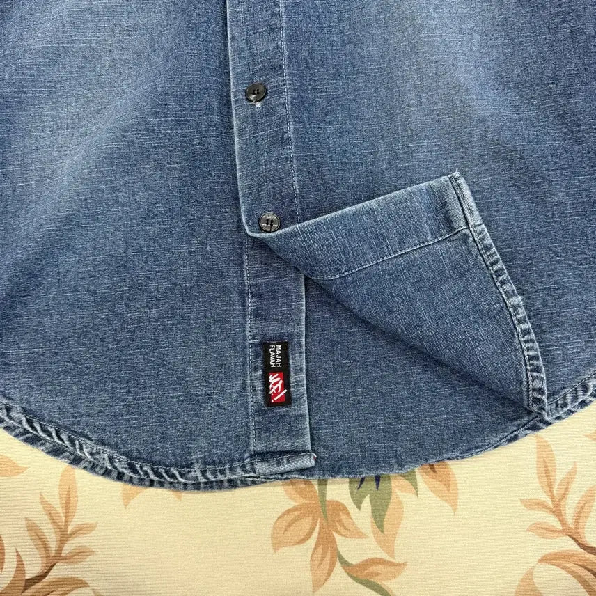 [BUNJANG] MAJAH FLAVAH Denim Shirt / (L)00s 마자 플라자 MAJAH FLAVAH 데님셔츠