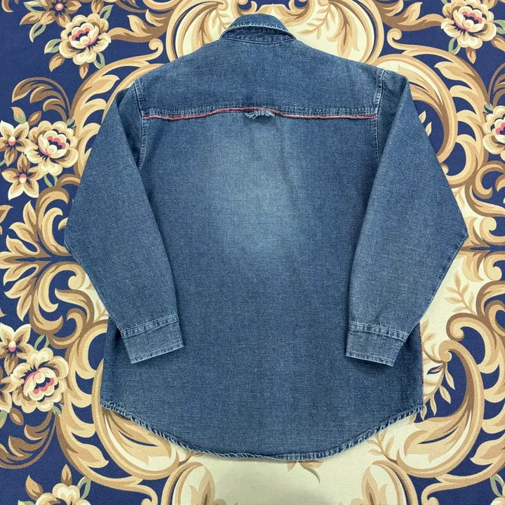 [BUNJANG] MAJAH FLAVAH Denim Shirt / (L)00s 마자 플라자 MAJAH FLAVAH 데님셔츠