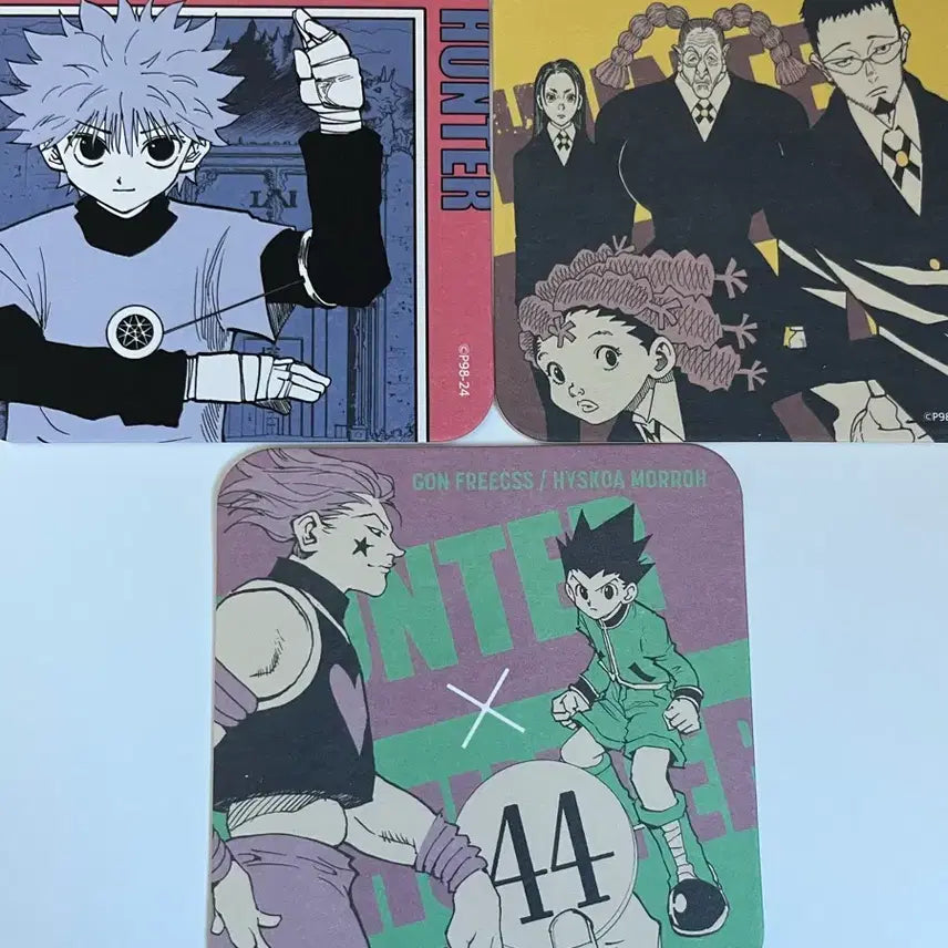 [BUNJANG] Hunter x Hunter Killua Rubber Strap, Magnet, Art Coaster Bundle Set / 택포 헌터헌터 키르아 러버스트랩 마그넷 아트코스터 / 13일까지만 판매