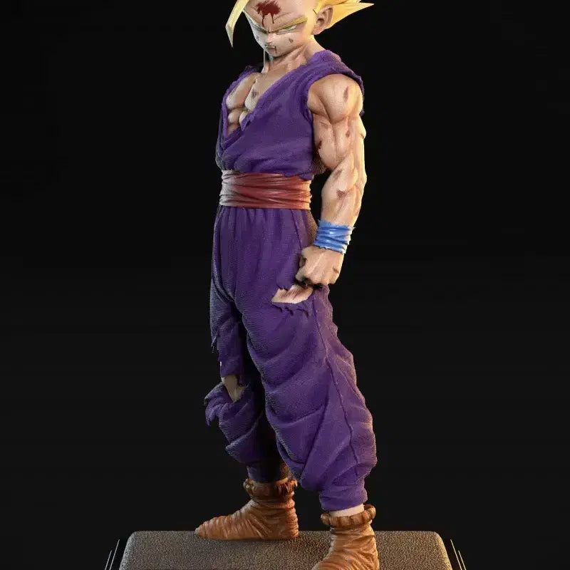 [BUNJANG] 2% Studio Son Gohan Super Saiyan 2 Figure / 초할인-드래곤볼 레진 - 2 %  초2 오반  미개봉 1/4