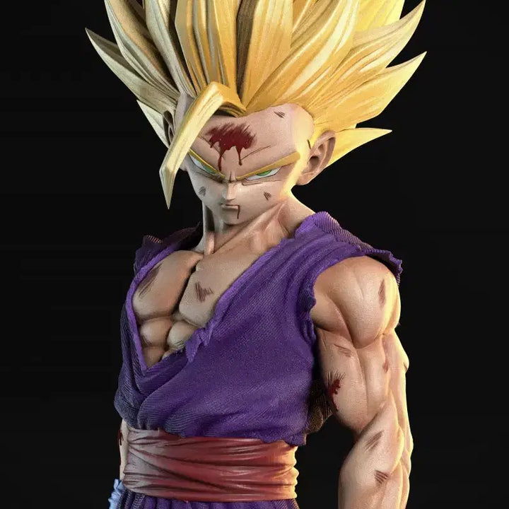 [BUNJANG] 2% Studio Son Gohan Super Saiyan 2 Figure / 초할인-드래곤볼 레진 - 2 %  초2 오반  미개봉 1/4