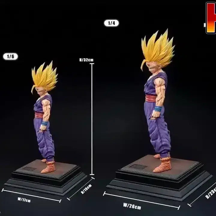 [BUNJANG] 2% Studio Son Gohan Super Saiyan 2 Figure / 초할인-드래곤볼 레진 - 2 %  초2 오반  미개봉 1/4