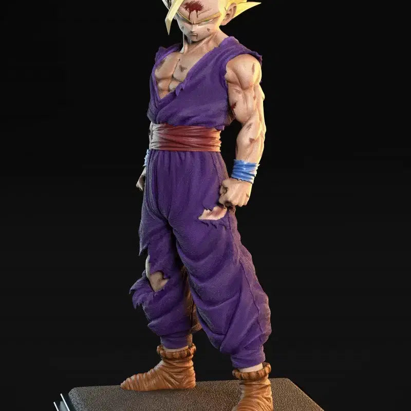 [BUNJANG] 2% Studio Son Gohan Super Saiyan 2 Figure / 초할인-드래곤볼 레진 - 2 %  초2 오반  미개봉 1/4