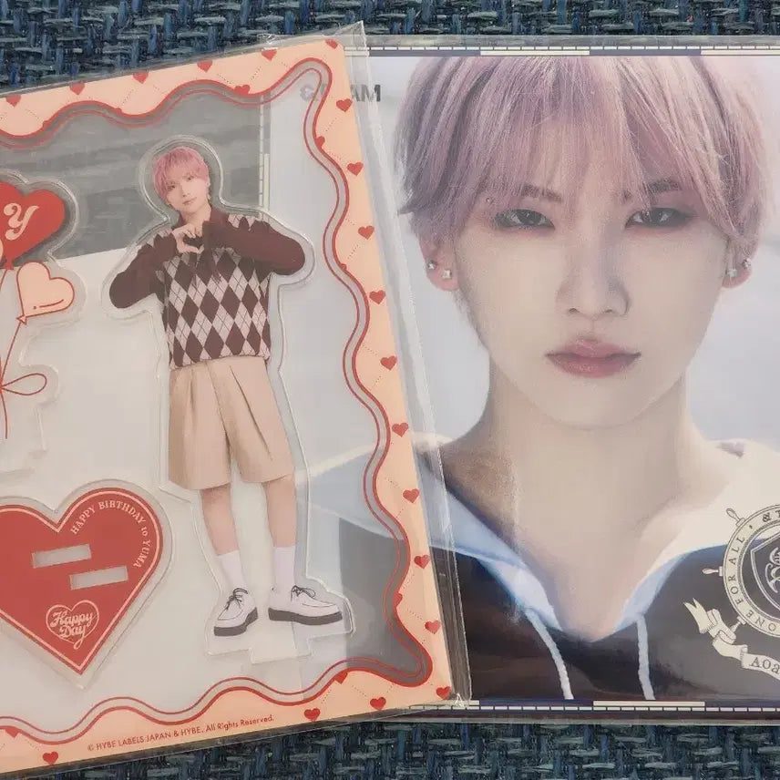 앤팀 유마 아오아라시 개봉 개인엽서o 포카x 25생일아크스타