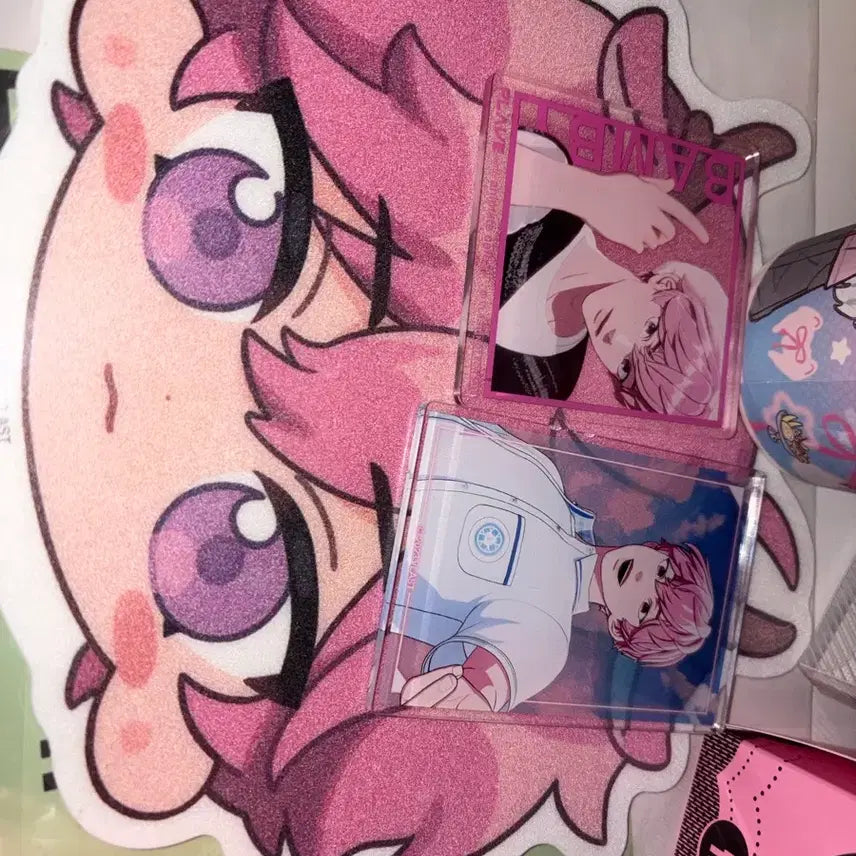 플레이브 애니플러스 밤비 마우스패드 + 아크릴