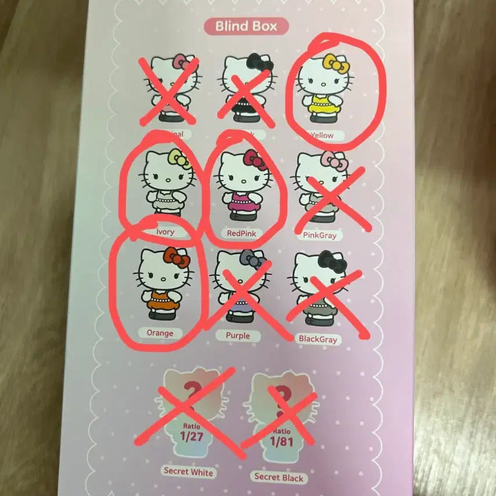[BUNJANG] Blackpink Jisoo Hello Kitty Collaboration Keyring Bundle Set / [헬로키티지수]콜라보 키티키링