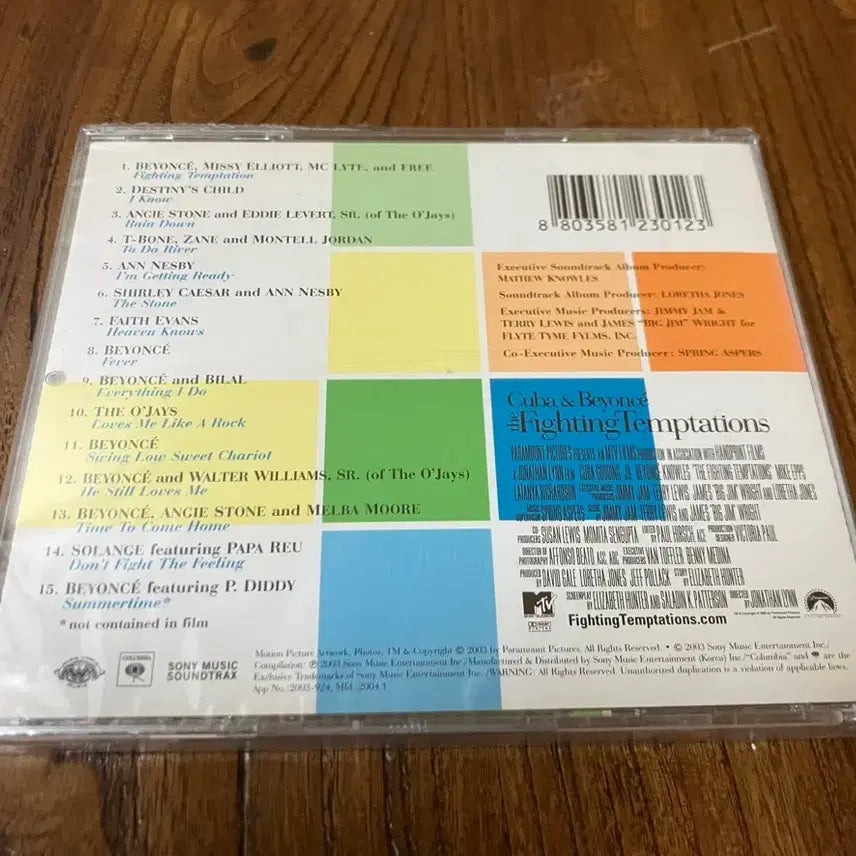 [BUNJANG] Beyonce Fighting Temptations OST CD / 비욘세 영화 파이팅템테이션 OST 국내 라이센스 초판 미개봉 CD 시디
