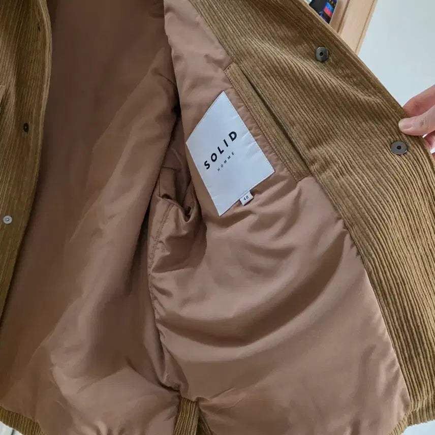 [BUNJANG] Solid Homme Corduroy Jacket / 솔리드옴므 골덴 자켓 브라운