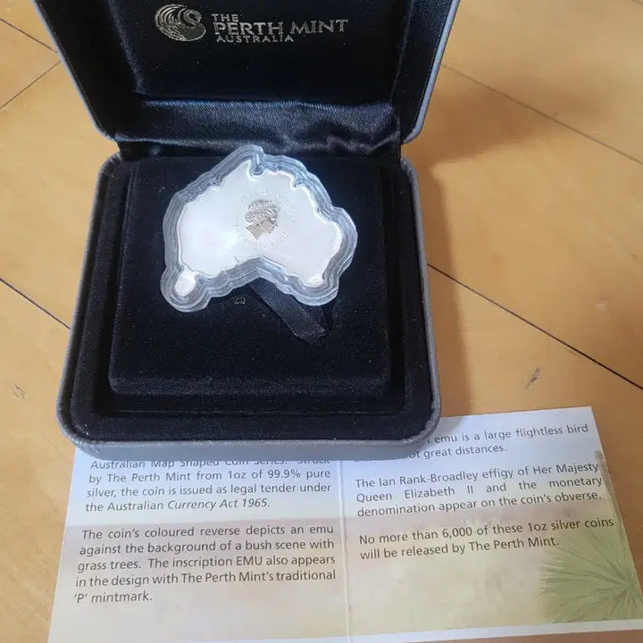 [BUNJANG] Australia Emu Silver Coin / 2012 호주 지도 에뮤 은화