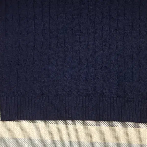 [BUNJANG] Polo Ralph Lauren Cable Knit Sweater / (M) 폴로랄프로렌 꽈배기 케이블 라운드넥 니트
