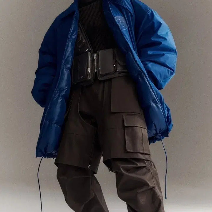 [BUNJANG] Junji Collection Reversible Padded Jacket / 준지 컬렉션 189만 블루 리버시블 패딩