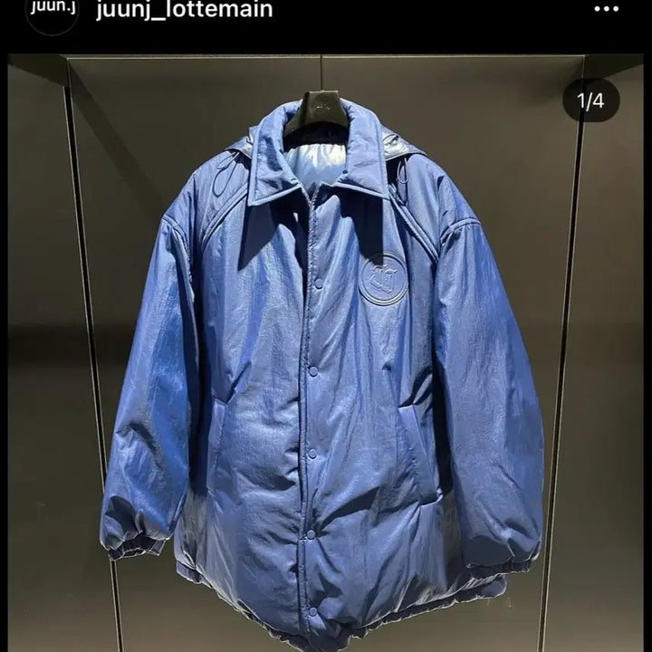 [BUNJANG] Junji Collection Reversible Padded Jacket / 준지 컬렉션 189만 블루 리버시블 패딩
