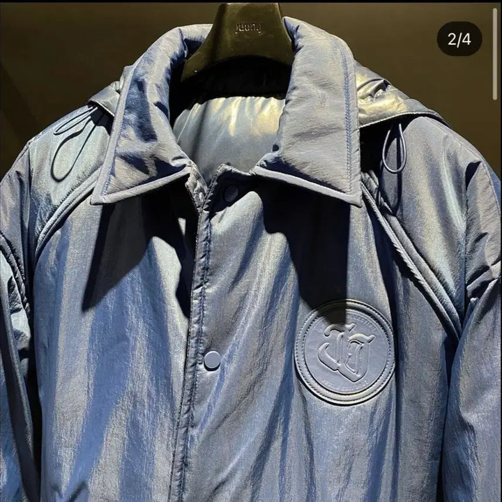 [BUNJANG] Junji Collection Reversible Padded Jacket / 준지 컬렉션 189만 블루 리버시블 패딩