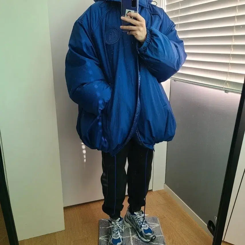 [BUNJANG] Junji Collection Reversible Padded Jacket / 준지 컬렉션 189만 블루 리버시블 패딩