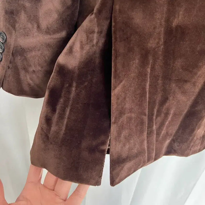 [BUNJANG] Velvet Brown Blazer / (105 size) 벨벳 브라운 블레이져