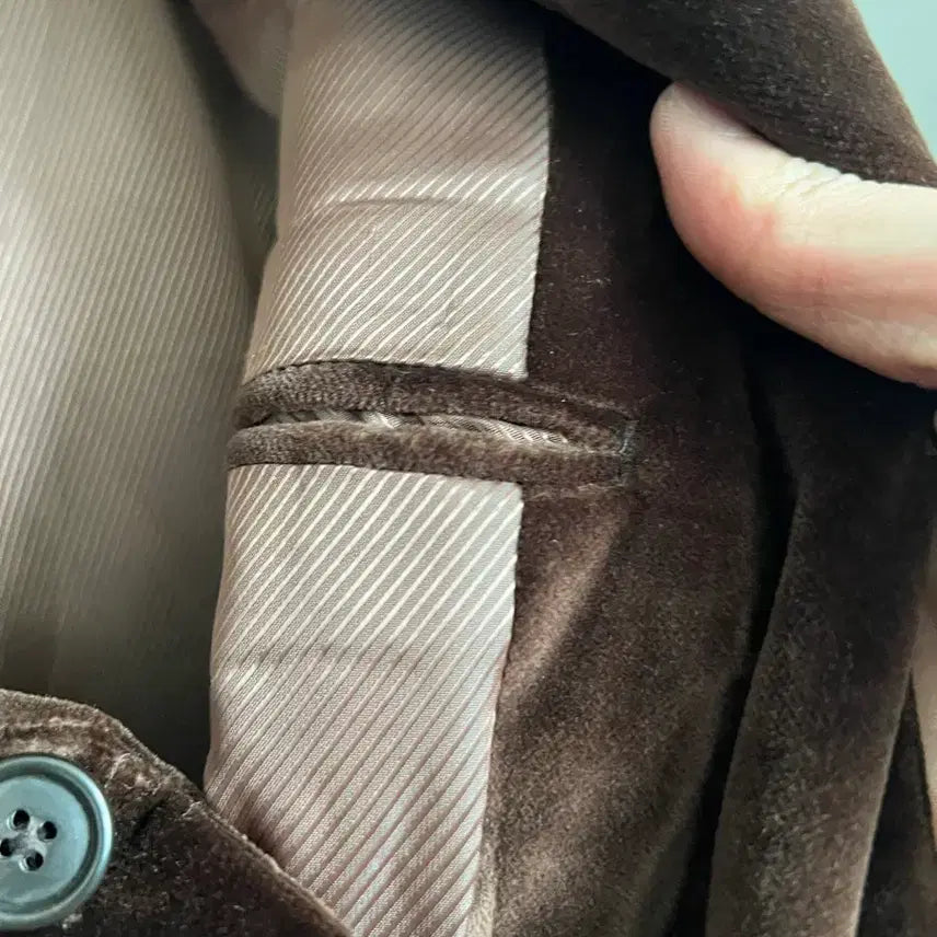 [BUNJANG] Velvet Brown Blazer / (105 size) 벨벳 브라운 블레이져