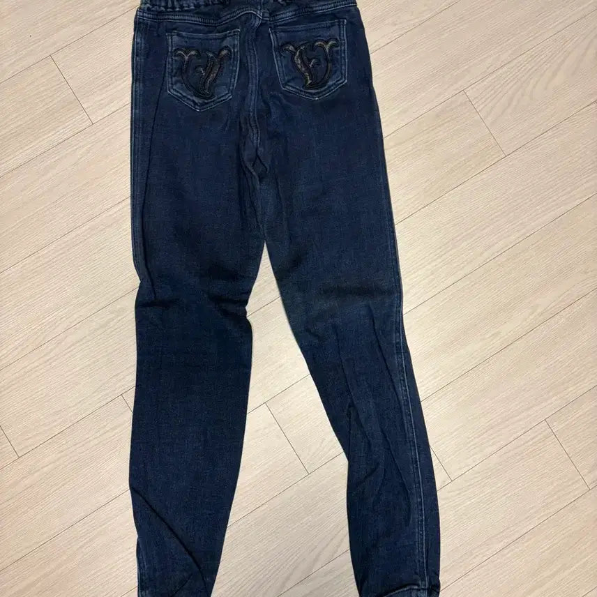 [BUNJANG] VIGOSS Fleece Lined Skinny Leggings Jeans / 비고스진 기모 스키니레깅스진 진청 26