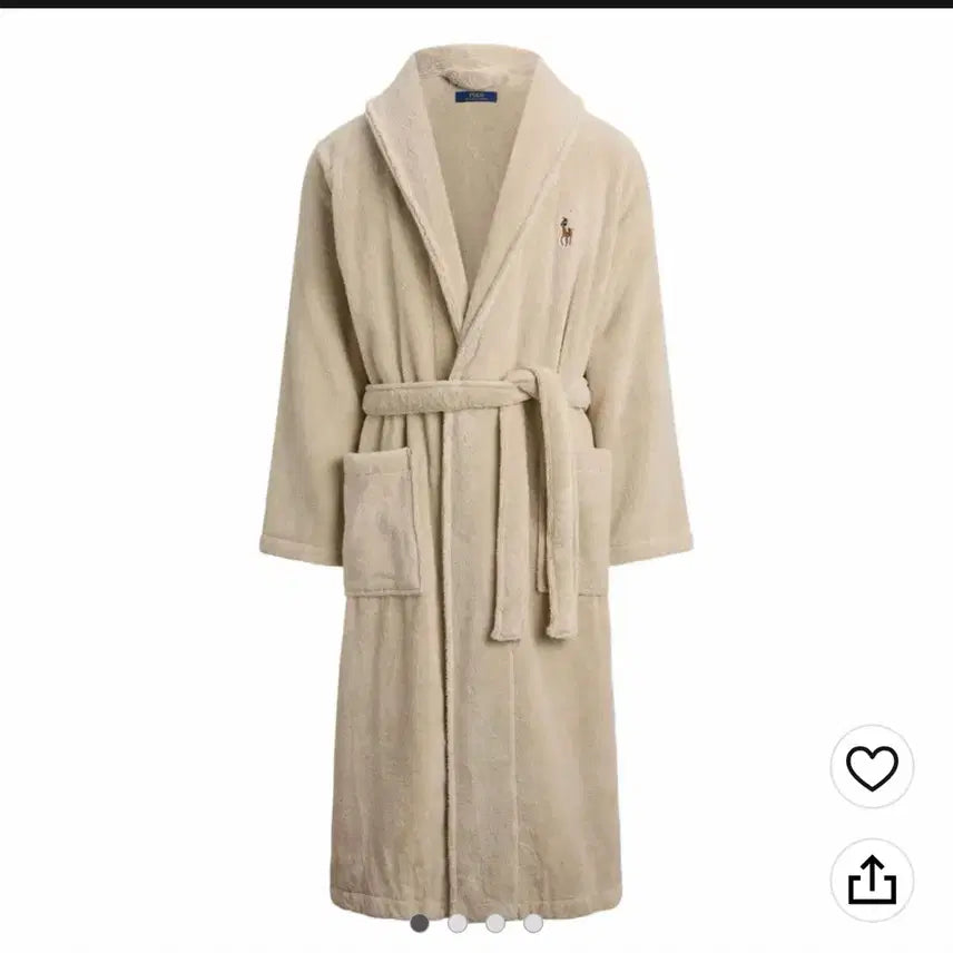 [BUNJANG] Polo Robe Beige S/M / 폴로 로브 가운 베이지 S/M