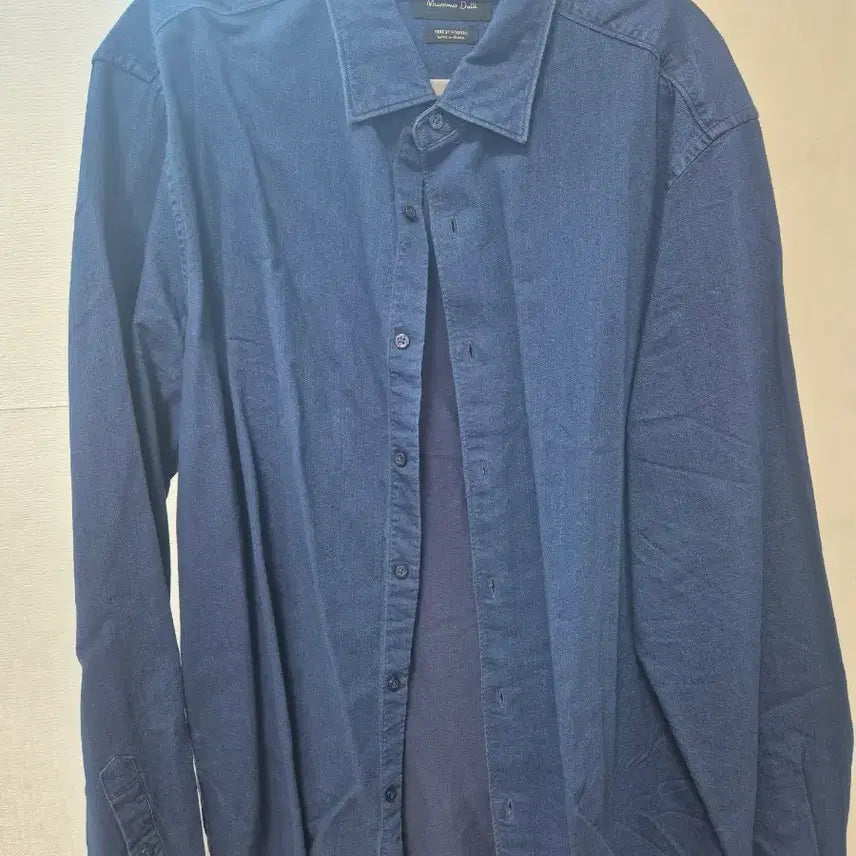 [BUNJANG] Massimo Dutti Denim Shirt (XXL) / 마시모두띠 데님 셔츠 남방 네이비( xxl)