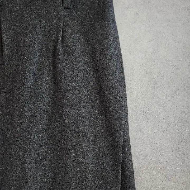 [BUNJANG] mallee Gray Wool Midi Skirt / mallee 말리 그레이 모직 미디 스커트 S(26인치)