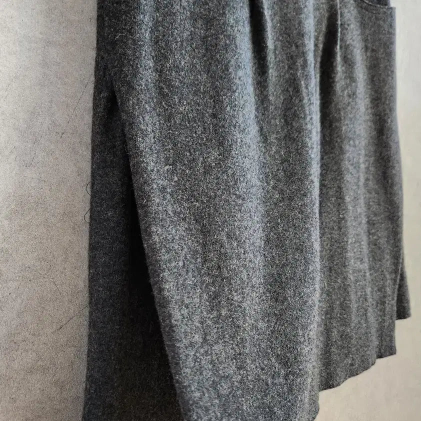 [BUNJANG] mallee Gray Wool Midi Skirt / mallee 말리 그레이 모직 미디 스커트 S(26인치)