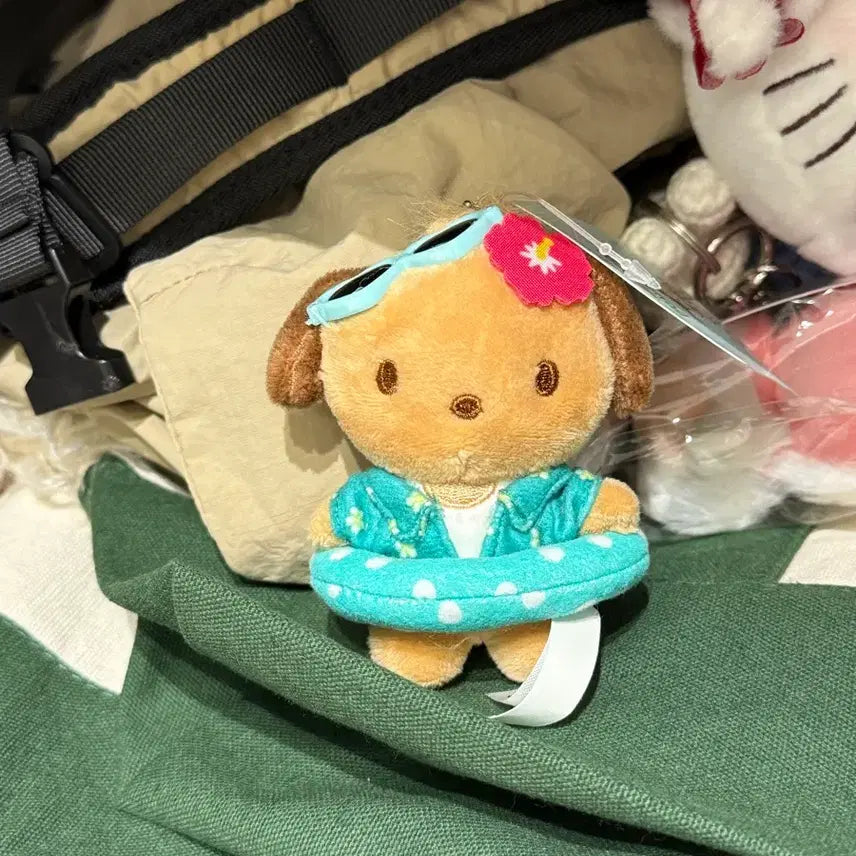 [SOLD OUT] 올리브영 산리오 태닝 키티 포차코 인형 키링 일괄