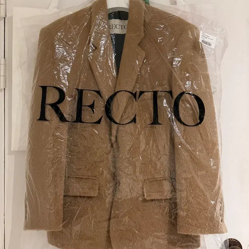 [BUNJANG] RECTO 25FW Oversized Llama Wool Padded Jacket M / 렉토 25FW 오버사이즈드 라마울 자켓 M