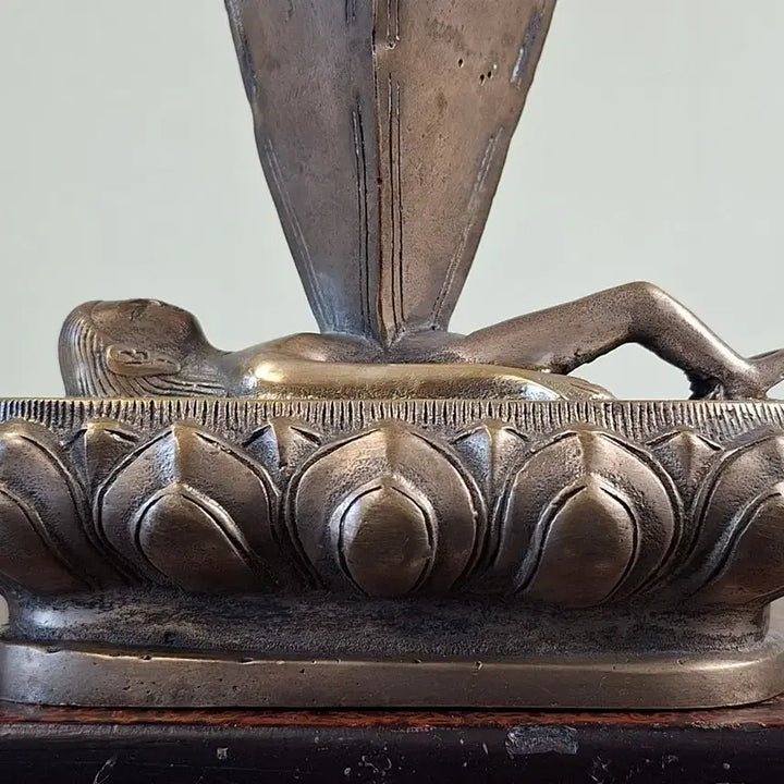 [BUNJANG] Tibetan Buddhist Guardian Deity Bronze Statue / 불교용품 티베트 불상 불교 수호신 백동 사천왕