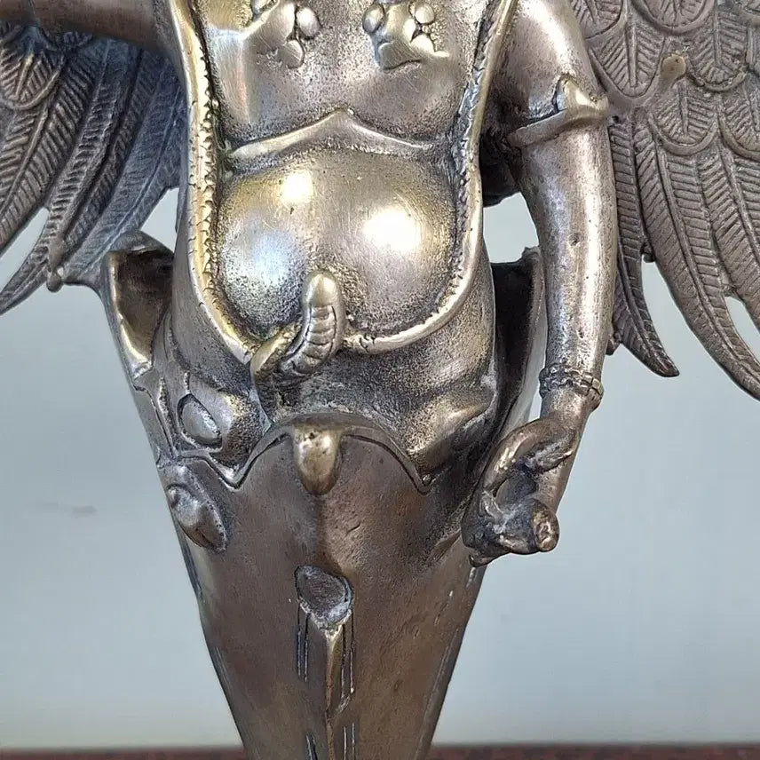 [BUNJANG] Tibetan Buddhist Guardian Deity Bronze Statue / 불교용품 티베트 불상 불교 수호신 백동 사천왕