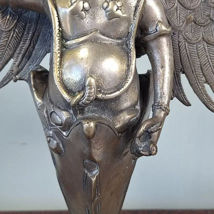 [BUNJANG] Tibetan Buddhist Guardian Deity Bronze Statue / 불교용품 티베트 불상 불교 수호신 백동 사천왕