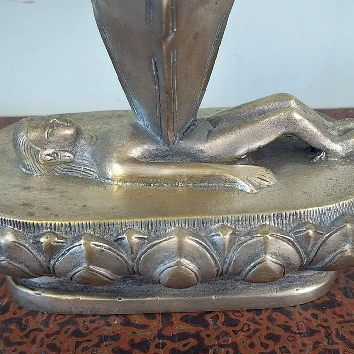 [BUNJANG] Tibetan Buddhist Guardian Deity Bronze Statue / 불교용품 티베트 불상 불교 수호신 백동 사천왕