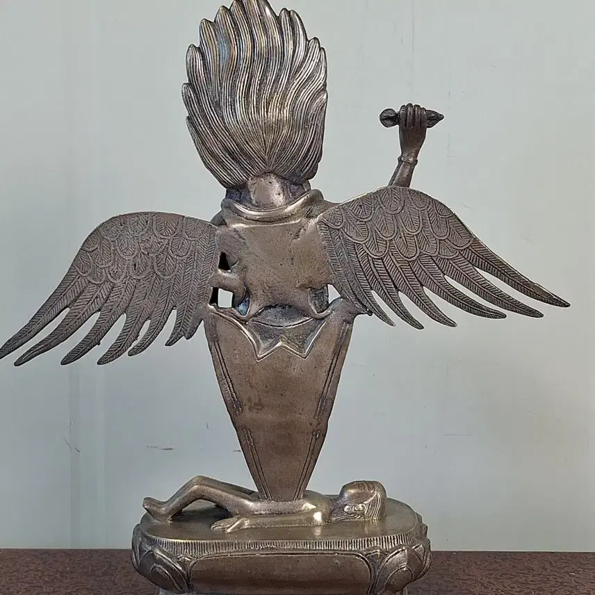 [BUNJANG] Tibetan Buddhist Guardian Deity Bronze Statue / 불교용품 티베트 불상 불교 수호신 백동 사천왕