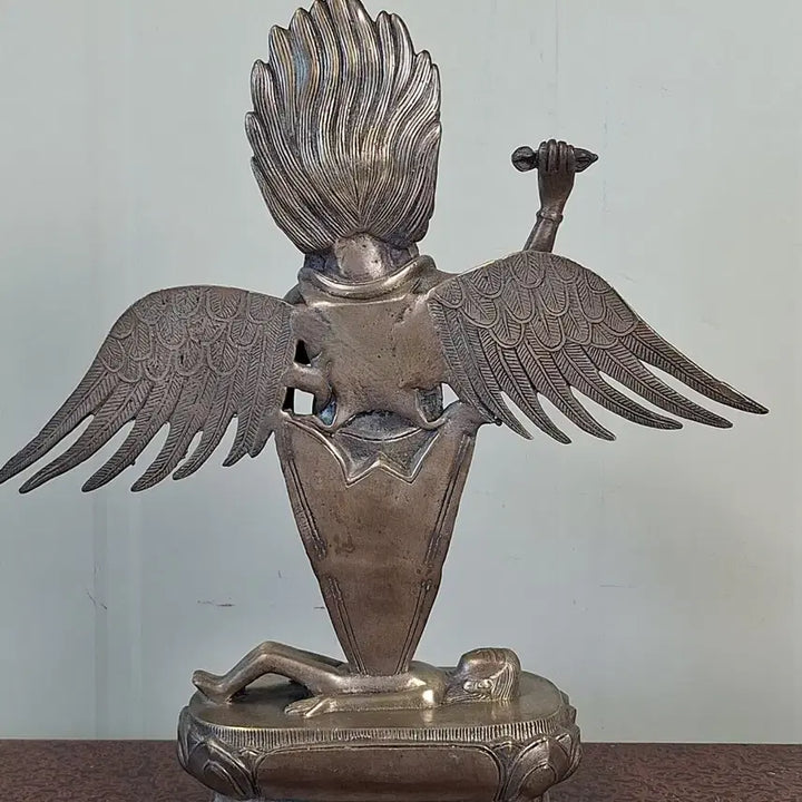 [BUNJANG] Tibetan Buddhist Guardian Deity Bronze Statue / 불교용품 티베트 불상 불교 수호신 백동 사천왕