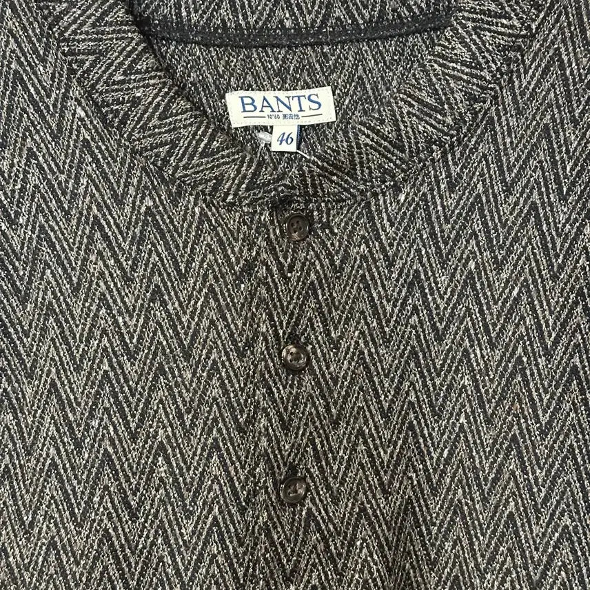 [SOLD OUT] [신품] 반츠 울 헨리넥 스웨터 46(95) 브라운