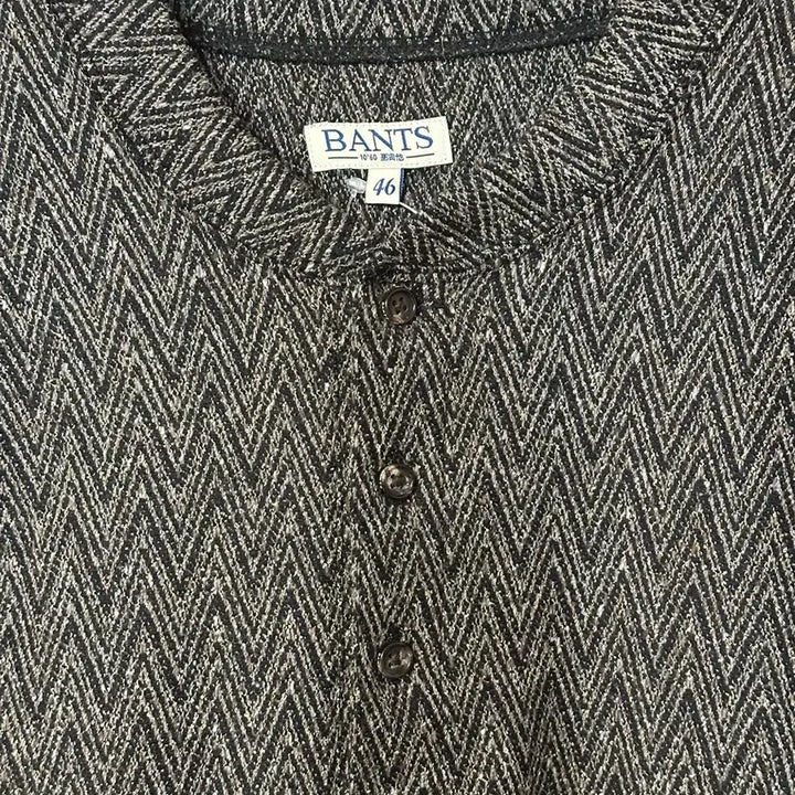 [SOLD OUT] [신품] 반츠 울 헨리넥 스웨터 46(95) 브라운