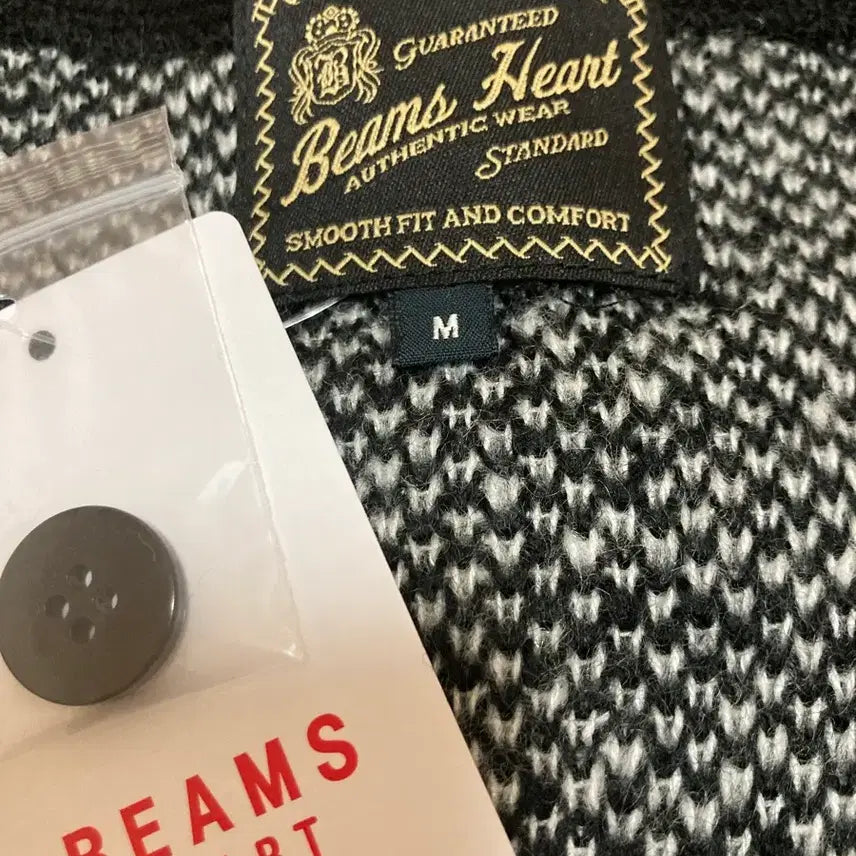 [BUNJANG] Beams Skull Shaggy Cardigan M / 새상품) 빔즈 스컬 샤기 가디건 M