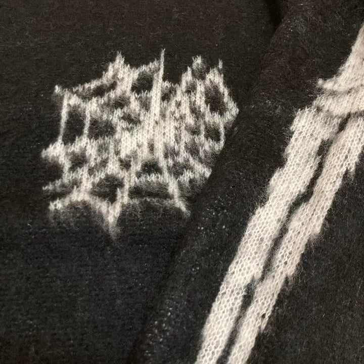 [BUNJANG] Beams Skull Shaggy Cardigan M / 새상품) 빔즈 스컬 샤기 가디건 M