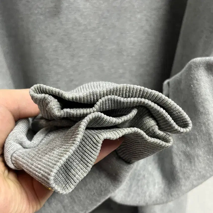 [BUNJANG] ONA Basement Gray Oversized Hoodie L / ONA 베이스먼트 회색 오버핏 후드티 L