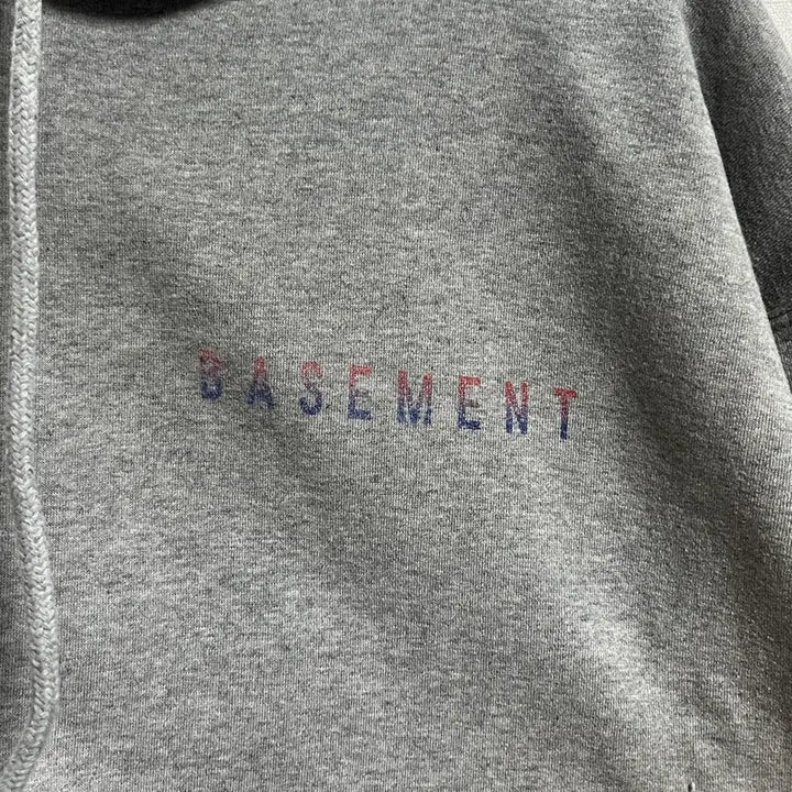 [BUNJANG] ONA Basement Gray Oversized Hoodie L / ONA 베이스먼트 회색 오버핏 후드티 L